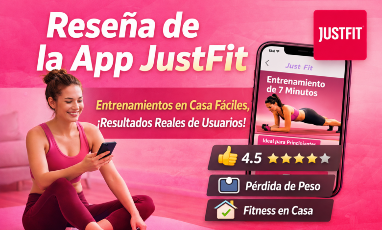 Análisis de la aplicación JustFit
